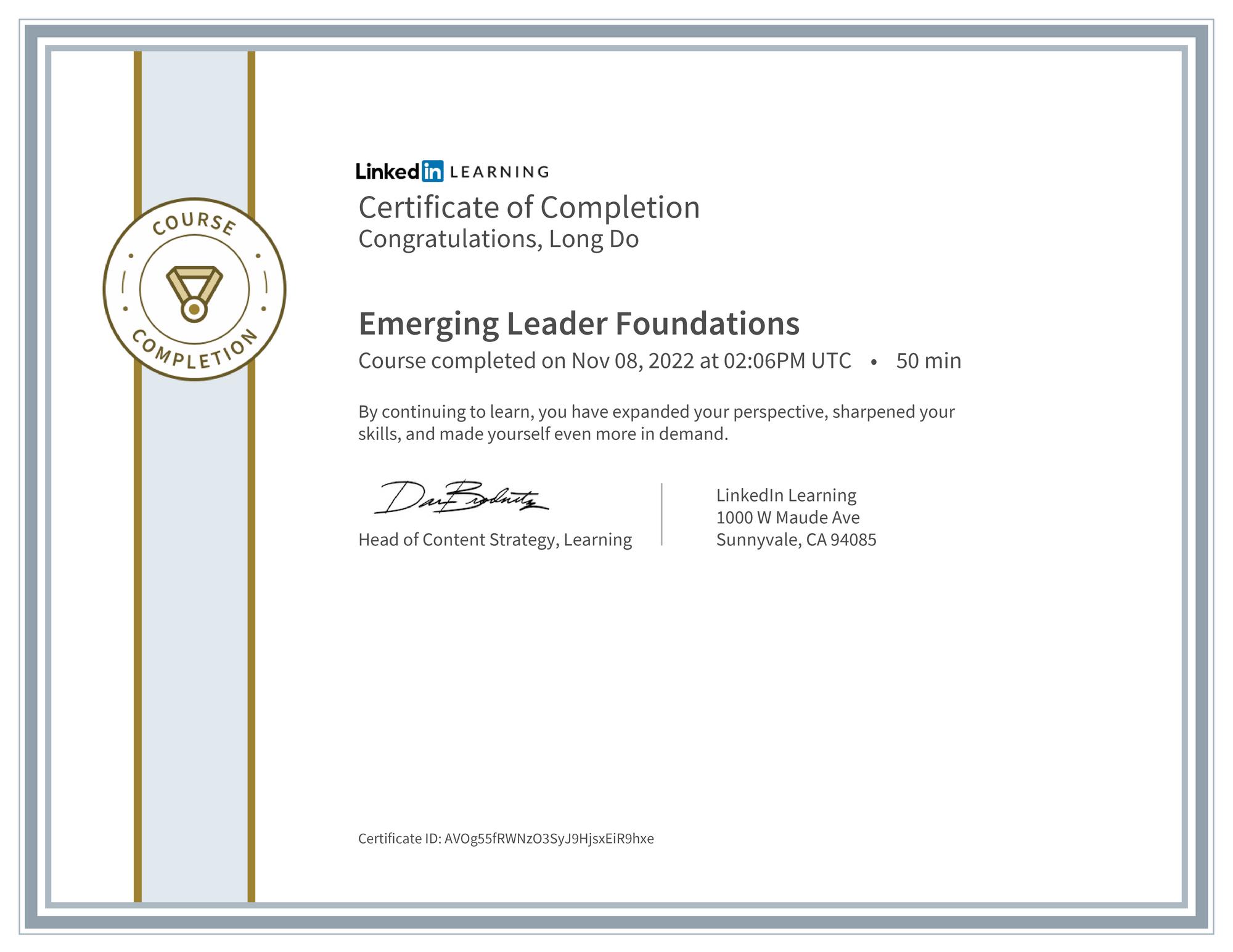 Emerging Leader Foundations