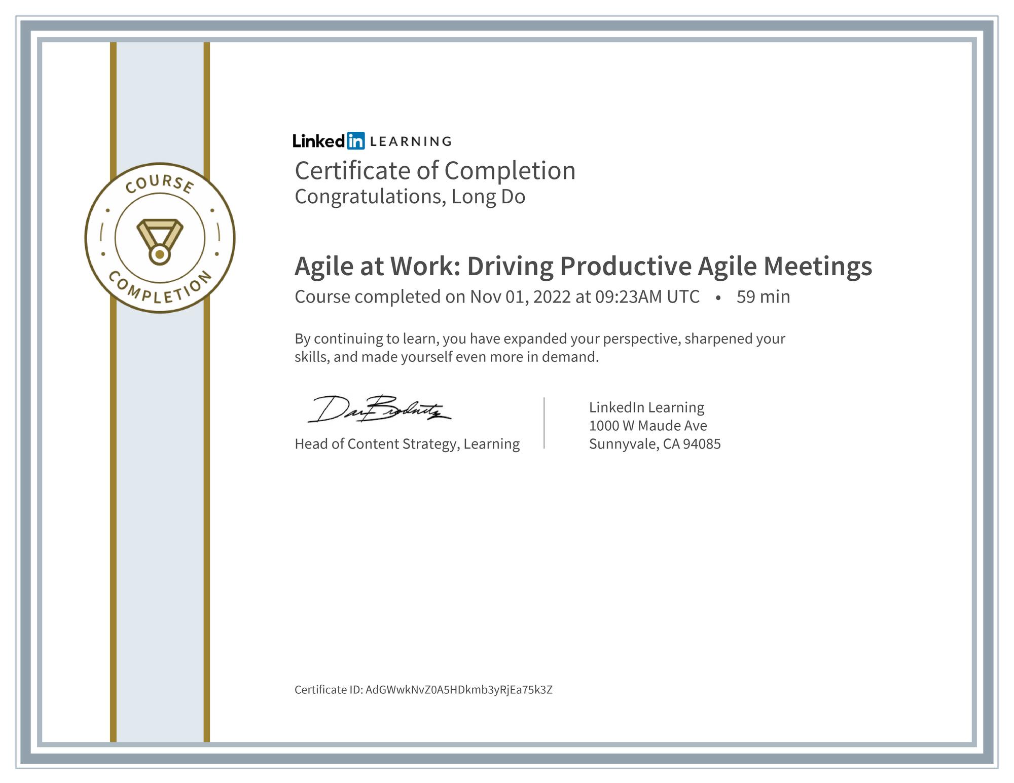 Agile at Work: Driving Productive Agile Meetings